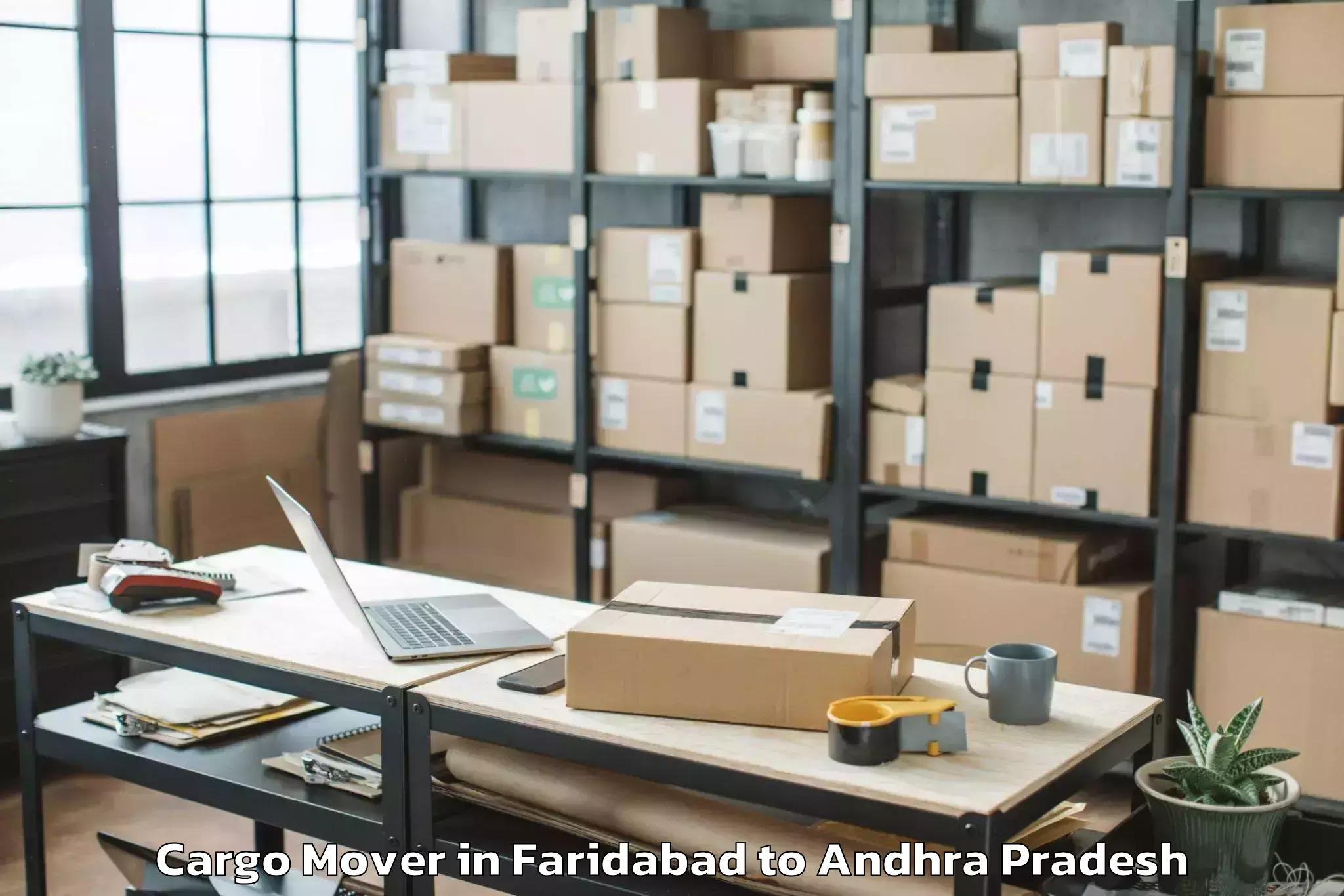 Book Faridabad to Mandasa Cargo Mover Online